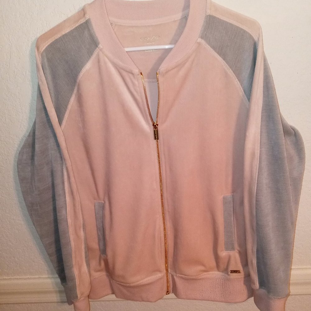 CALVIN KLEIN  NWOT WOMENS FULL ZIP UP LONG SLEEVE  SWEATER SZ MED